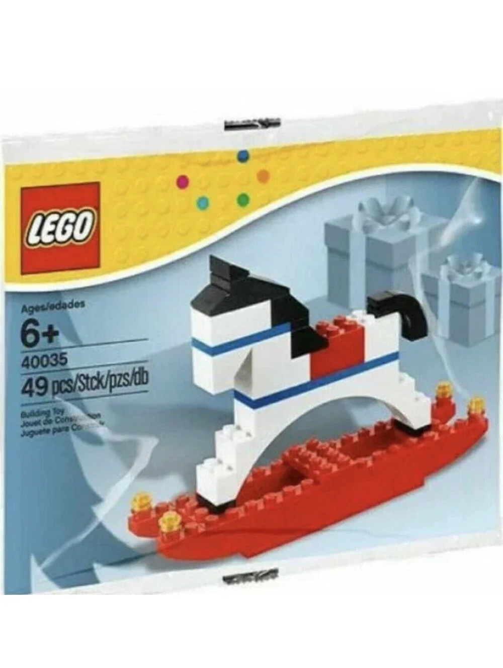 LEGO Seasonal: Rocking Horse (40035) Christmas Holiday Toy Stocking Stuffer 49pc